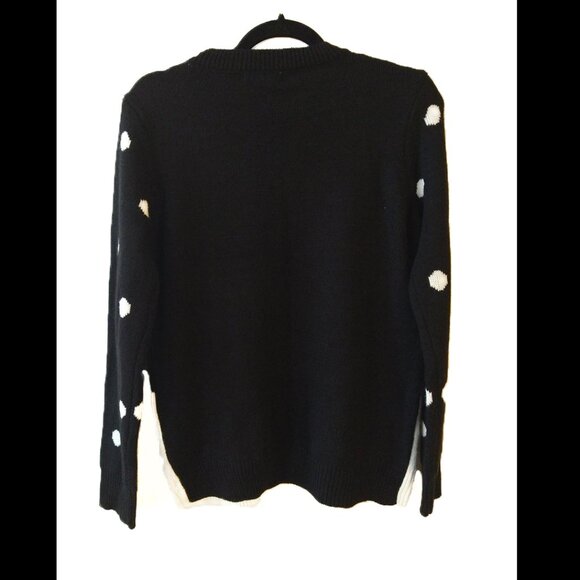 Ugly Sequined Christmas Sweater "Team Santa," Women's Medium - Picture 2 of 4